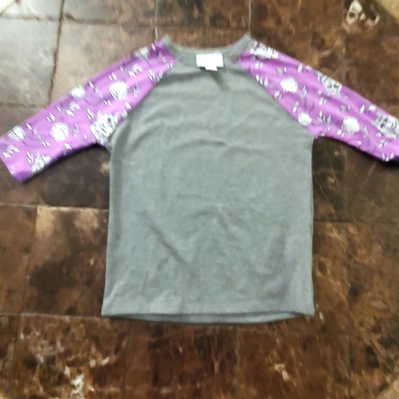5/25 Lularoe Disney Sloan Grey Body Purple Kermit Miss piggy arms NWOT unisex 2 - Picture 2 of 6